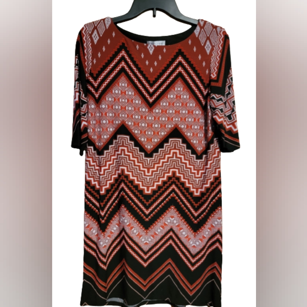 Geometric Print Dress